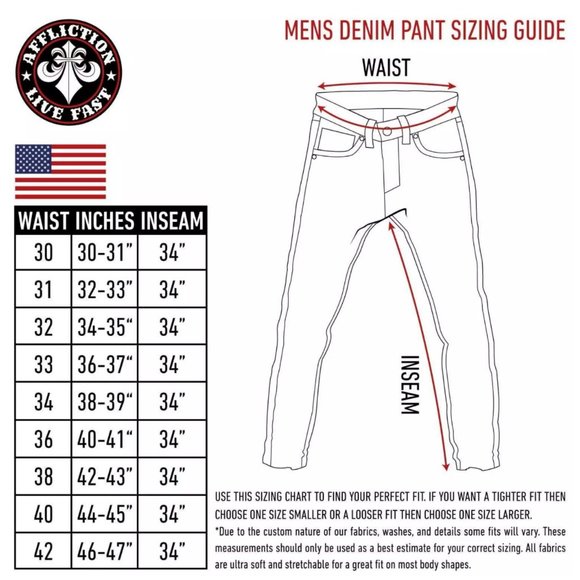 AFFLICTION Men's Denim Jeans GAGE APEX HODGRD - Picture 3 of 9